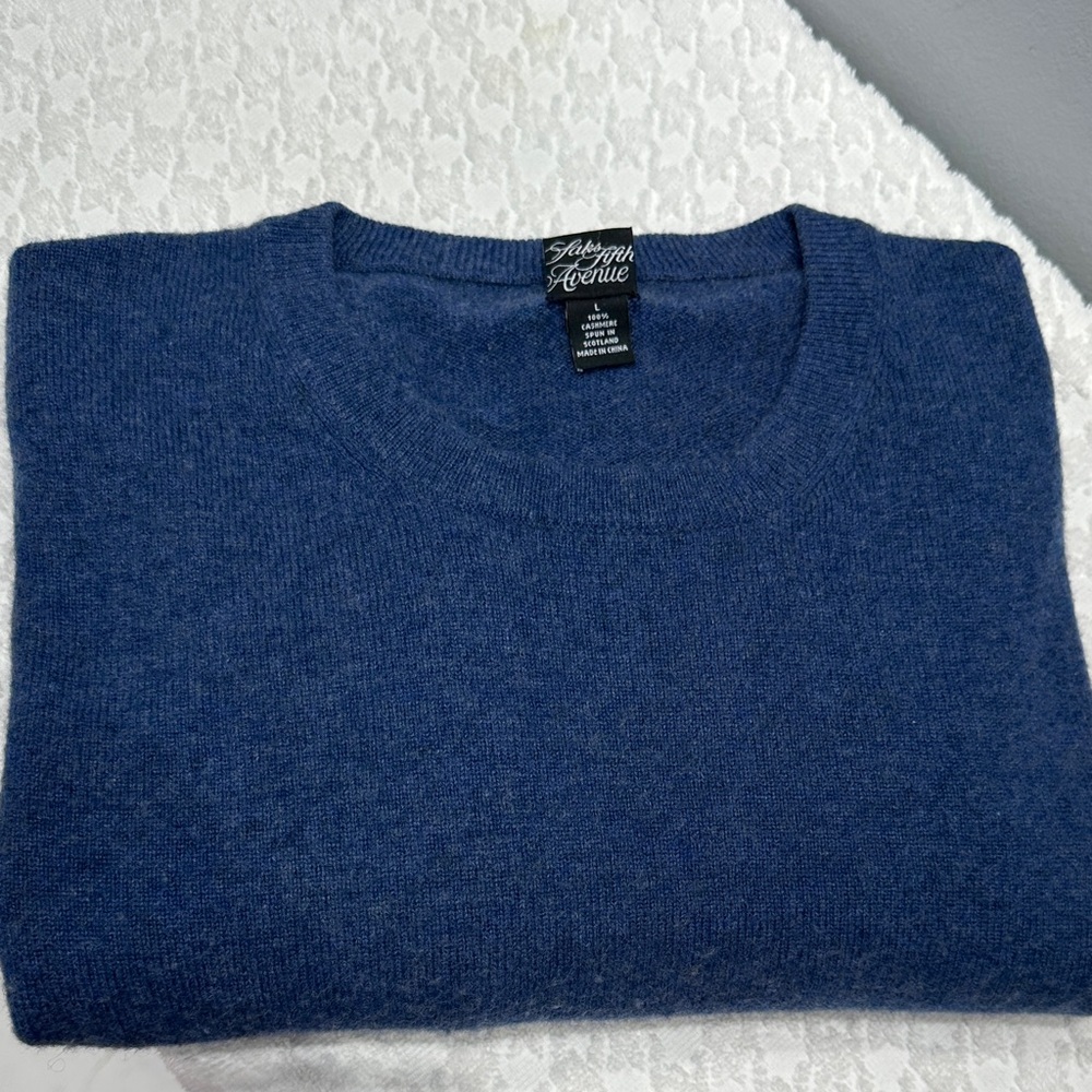 Saks Fifth Avenue Men's Navy Crewneck Sweater